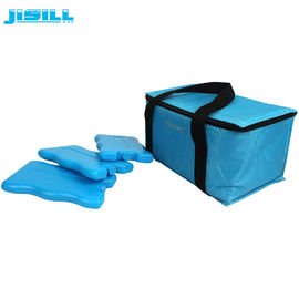Blauer tragbarer Kühltasche-Eisbeutel-wiederverwendbare einfrierbare Gel-Kaltverpackungen
