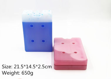 Farbveränderlicher Eiskühlschrank Ziegel, wiederverwendbares Gel Kühlplatten für Eis für Tiefkühlkost