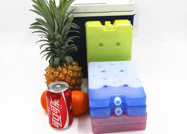 Nahrungsmittelgrad HDPE Plastikeis-kühlerer Ziegelstein bunt für Nahrungsmittelkühlraum
