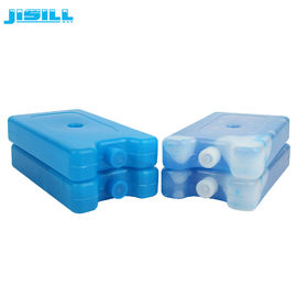 Grad-HDPE-Plastikfan-Eisbeutel-transparentes Weiß der Nahrung400g mit blauer Flüssigkeit