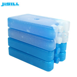 Grad-HDPE-Plastikfan-Eisbeutel-transparentes Weiß der Nahrung400g mit blauer Flüssigkeit