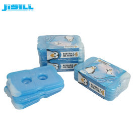 Soem-/ODM-Gefrierschrank-Kühlpackungen transparentes Weiß mit blauen flüssigen Eisbeuteln