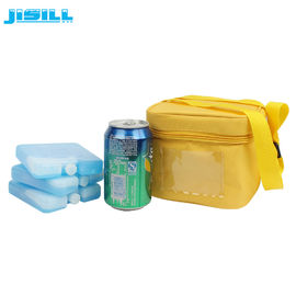 Lebensmittelqualität HDPE + SAP Mini-Eispackungen Eisblock / Eisgel Innenflüssigkeit 10*10*2cm Für Lebensmittel gefroren