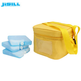Lebensmittelqualität HDPE + SAP Mini-Eispackungen Eisblock / Eisgel Innenflüssigkeit 10*10*2cm Für Lebensmittel gefroren