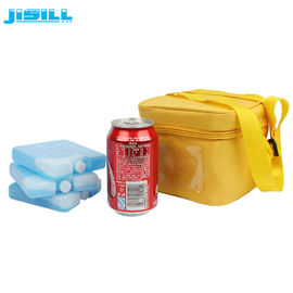 Lebensmittelqualität HDPE + SAP Mini-Eispackungen Eisblock / Eisgel Innenflüssigkeit 10*10*2cm Für Lebensmittel gefroren
