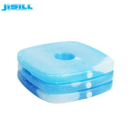 HDPE materielle Plastikeisbeutel passten die frische Brotdose-kühle Kühlvorrichtung, die für Kindertasche dünn ist
