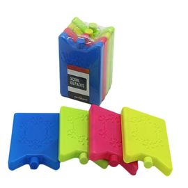 Lebensmittelqualität HDPE Kunststoff 15*10*2 CM Mini-Eispackungen Gefrierpackungen FDA SGS-Zertifikat für gefrorene Lebensmittel